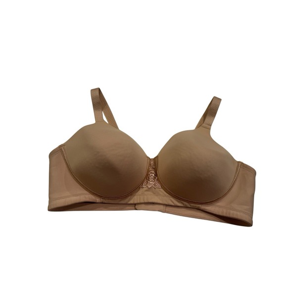 Vanity Fair Women's Nude Intimates Wireless Adjustable Strap Padded Bra 40C - Picture 1 of 5